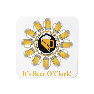 Cork-back coaster