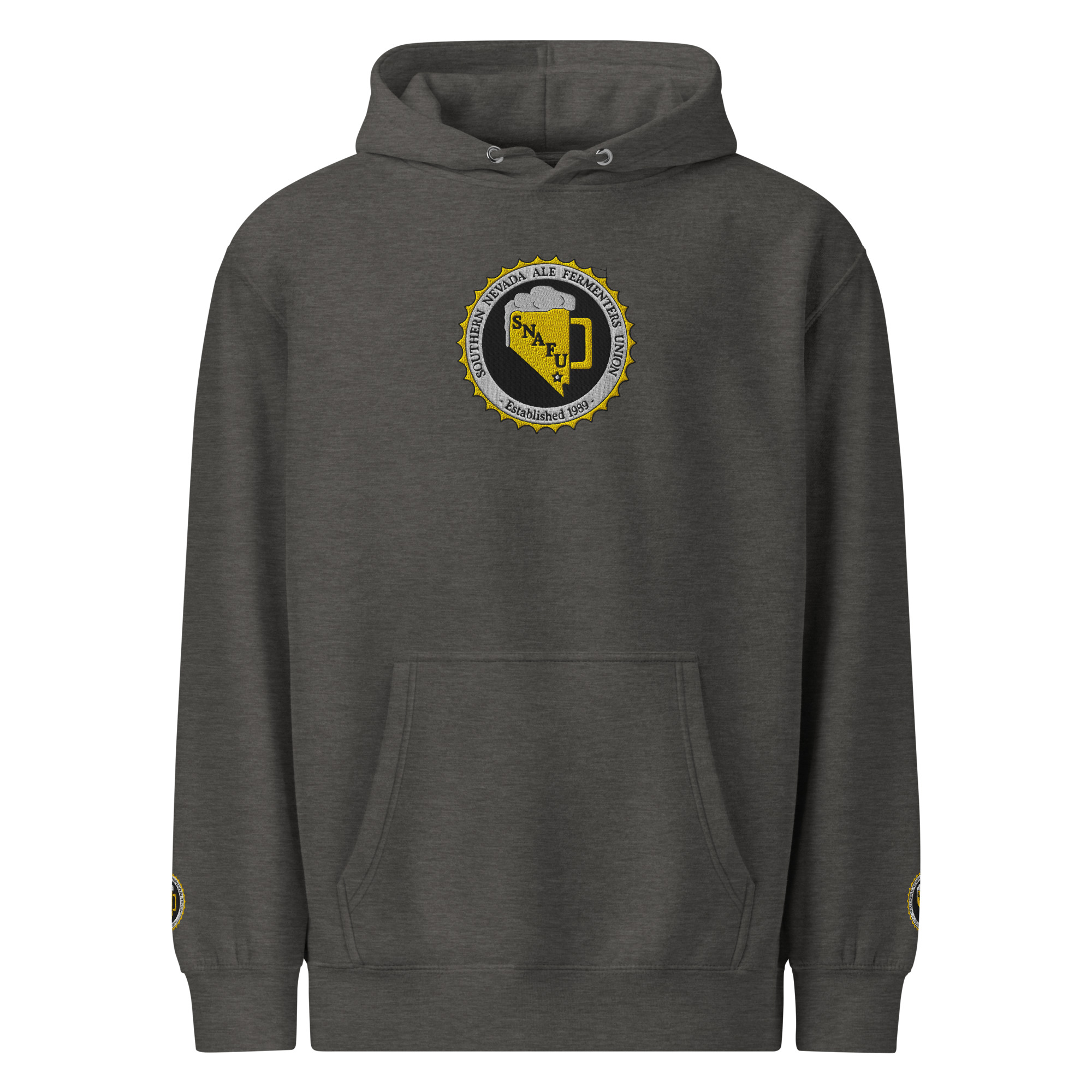 Unisex premium mid-weight hoodie - Image 3