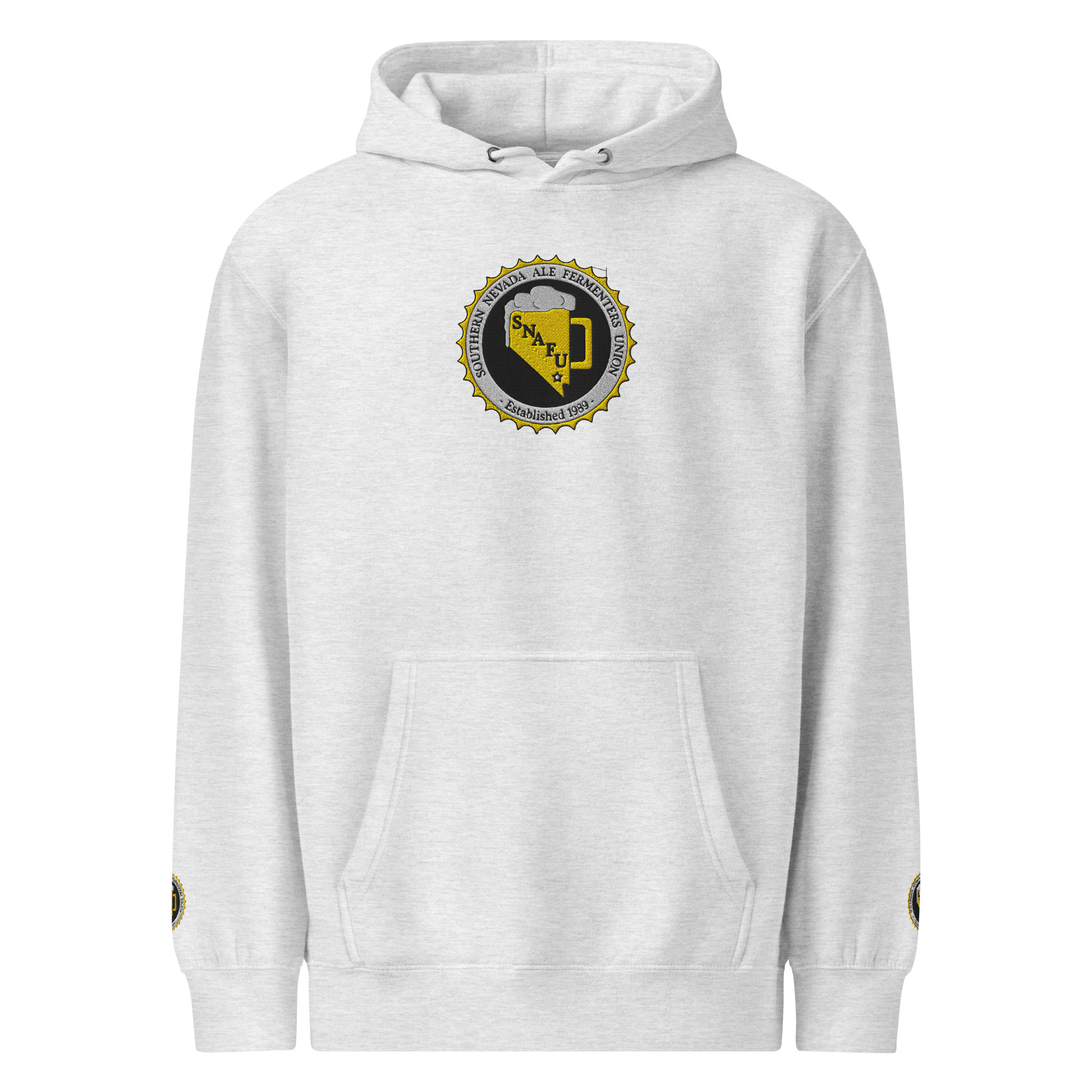 Unisex premium mid-weight hoodie - Image 4
